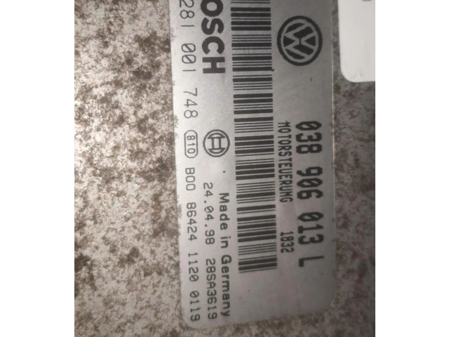 Řídící jednotka SLV038906013L   Seat Arosa 