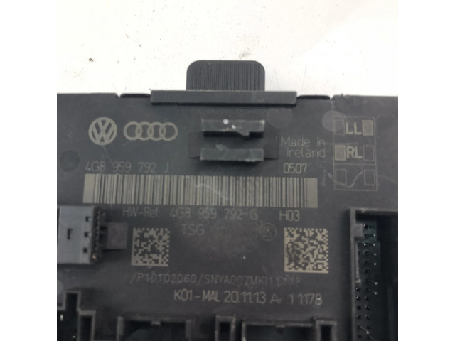 Блок управления 4G8959792J   Audi A6 C7