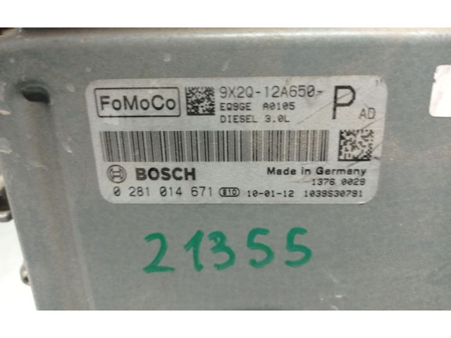 Řídící jednotka 9X2Q12A650P, 0281014671BOSCH   Jaguar XF X250 2010