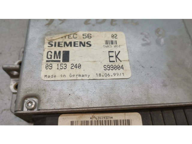 Řídící jednotka 09153240   Opel Vectra B 1999