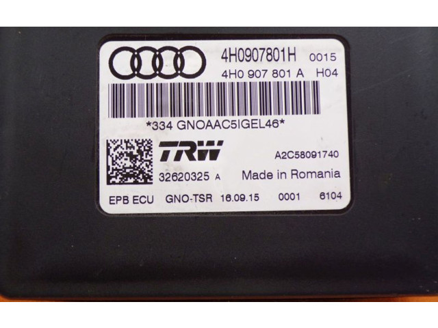 Блок управления 4H0907801H, 4H0907801H   Audi A8 S8 D4 4H