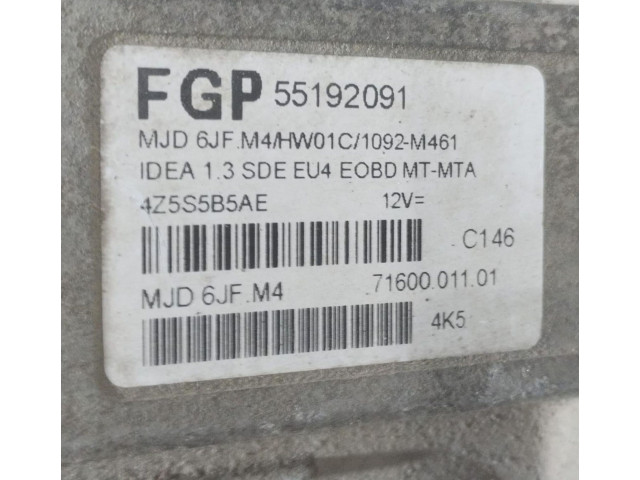 Řídící jednotka 55192091, 55192091   Lancia Musa 2005