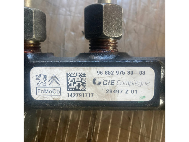 Vstřikovací lišta 9685297580, 28497Z01   Peugeot 2008 I  pro naftový motor 1.4  
