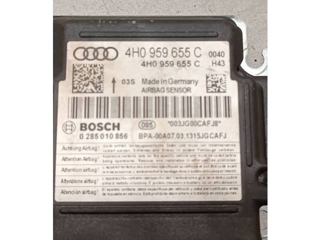 Блок подушек безопасности 4H0959655C, 0285010856   Audi A8 S8 D4 4H