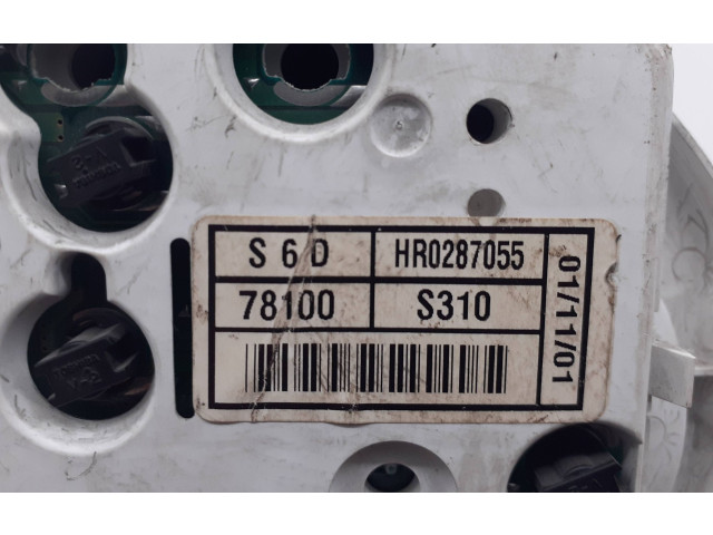 Přístrojová deska  Honda Civic 2001 78100S310, HR0287055  