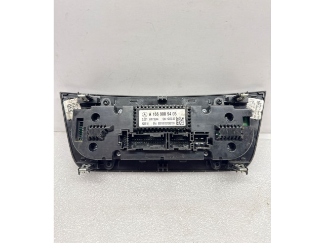 Блок управления климат-контролем A1669009405, 120518   Mercedes-Benz ML W166