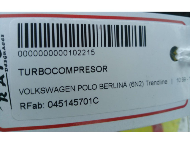  Турбина Volkswagen Polo  045145701C         