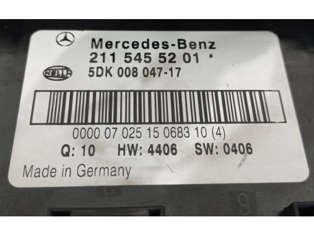   Pojistková skříňka 2115455201   Mercedes-Benz CLS C219 