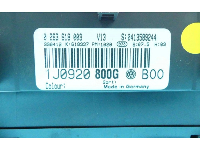 Спидометр (приборный щиток) 0263618003, IMPRK1329824   Volkswagen Bora 1999