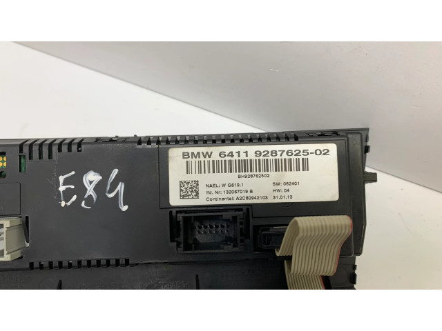 Блок управления климат-контролем 9287625, 64119287625   BMW X1 E84