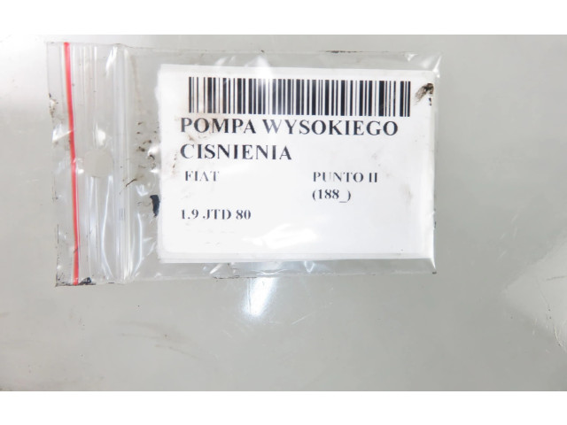 Vstřikovací čerpadlo 0445010007, 0445010007   Fiat Punto (188)    188 A2.000 