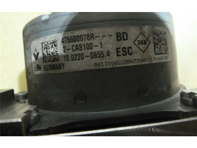 Блок управления АБС 476600078R, 10022006554   Dacia Lodgy