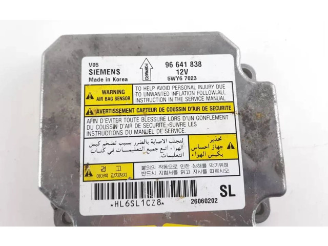 Блок подушек безопасности 96641838, 5WY67023   Chevrolet Epica
