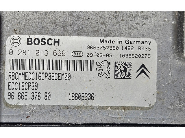 Řídící jednotka 9666537680, 9663757980   Peugeot 4007 2009