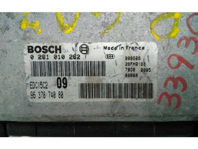 Řídící jednotka 9637874080, 33930   Peugeot 607 2000