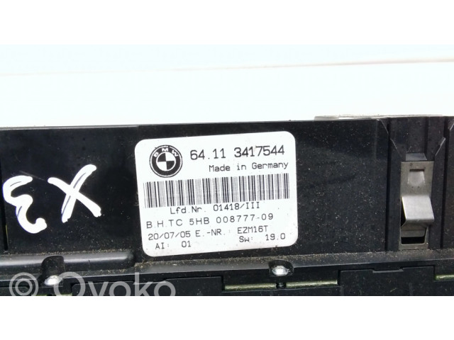 Блок управления климат-контролем 3417544, 64113417544   BMW X3 E83