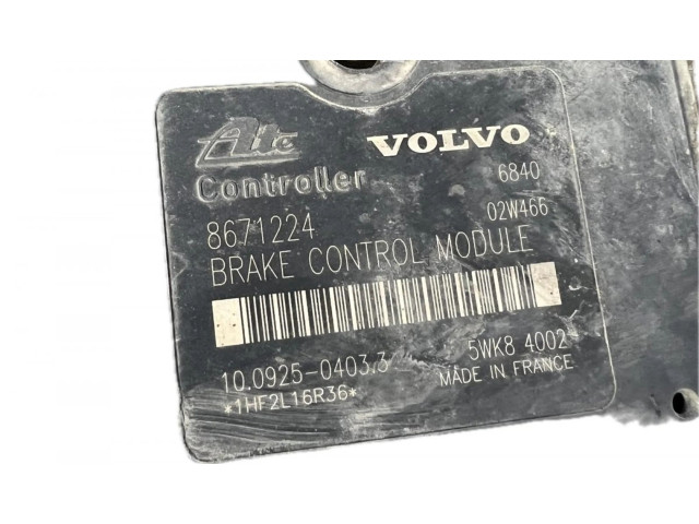 Jednotka ABS 8671224   Volvo S80 2002