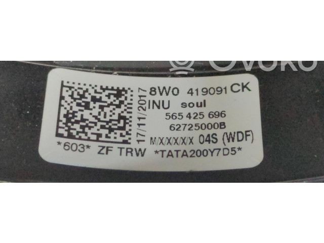Руль Audi A3 S3 8V  2013 - 2019 года 8W0419091CK      
