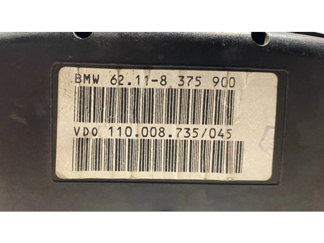 Přístrojová deska  BMW 5 E39 2001 8375900, 6118375900  