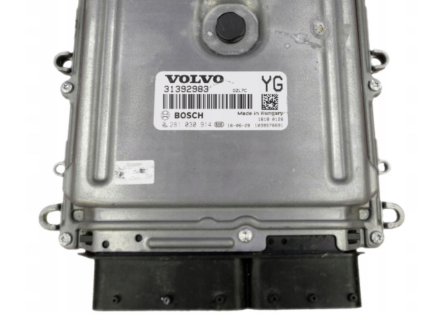 Řídící jednotka 31392983, 0281030914   Volvo V60 2017