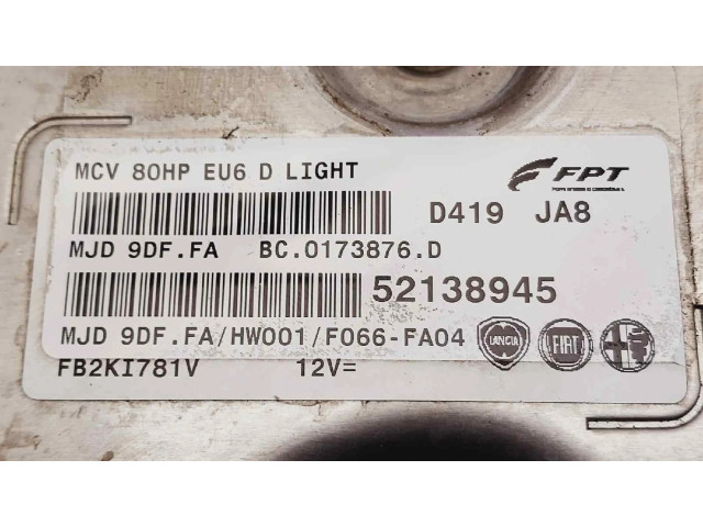 Řídící jednotka 52138945   Fiat Qubo 2019