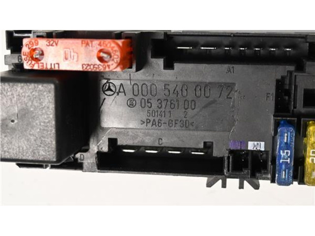   Pojistková skříňka A0005400072, A0005400072   Mercedes-Benz C W202 
