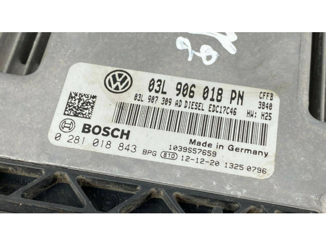 Řídící jednotka 03L906018PN, 1K0905851B   Volkswagen Beetle A5 2012