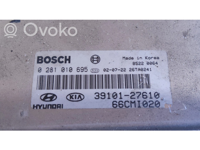 Řídící jednotka 02810101695, 3910127610   Hyundai Matrix 2003