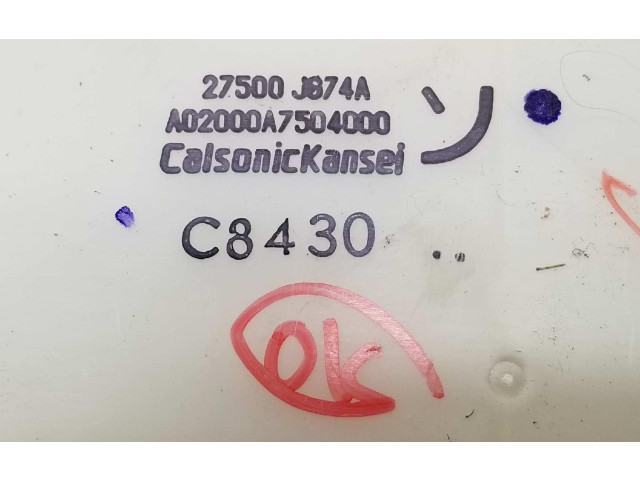 Блок управления климат-контролем 27500JG74A, A2000A7504000   Nissan X-Trail T31