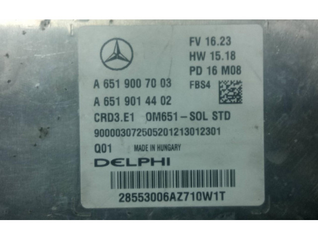 Řídící jednotka A6519007003   Mercedes-Benz CLA C117 X117 W117 2017