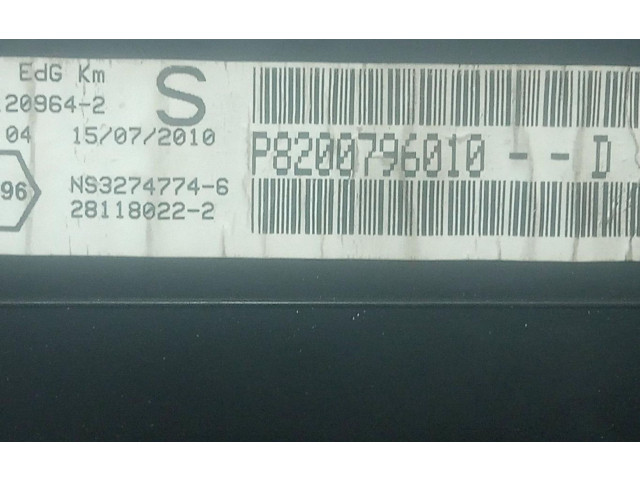 Přístrojová deska  Renault Kangoo I 2010 P8200796010  