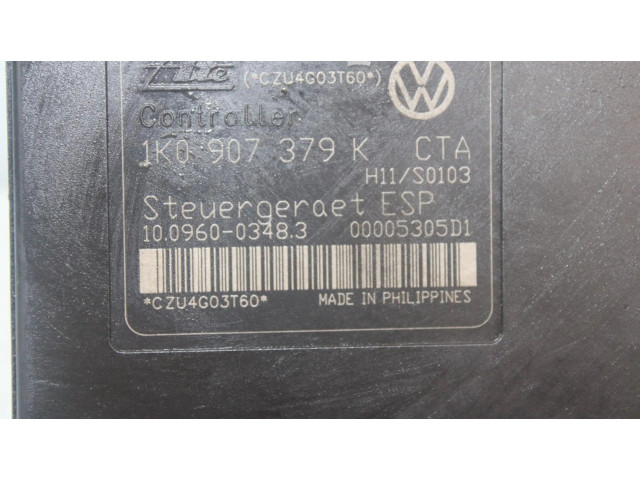 Jednotka ABS 1K0907379K   Audi A3 S3 A3 Sportback 8P 