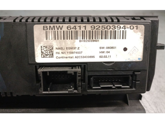 Блок управления климат-контролем 64119250394, 64119248581   BMW X1 E84