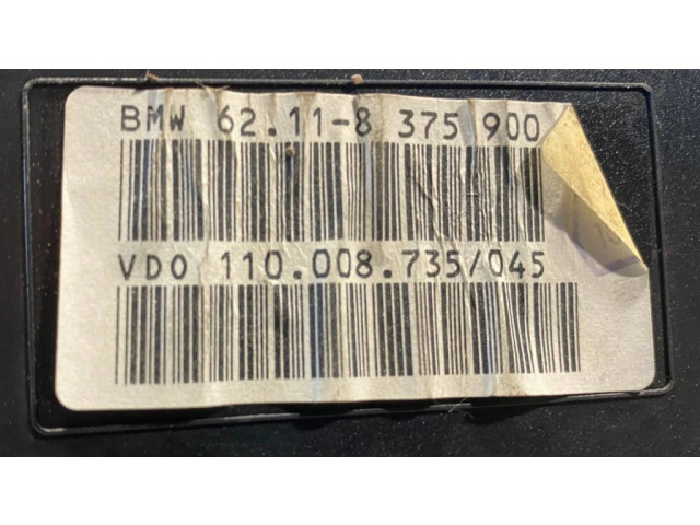 Přístrojová deska  BMW 5 E39 2001 8375900, 62118375900  