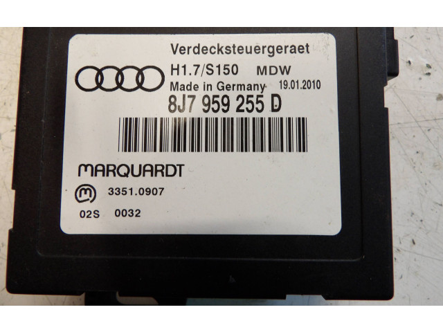 Блок управления 8J7959255D, H17S150   Audi TT TTS Mk2
