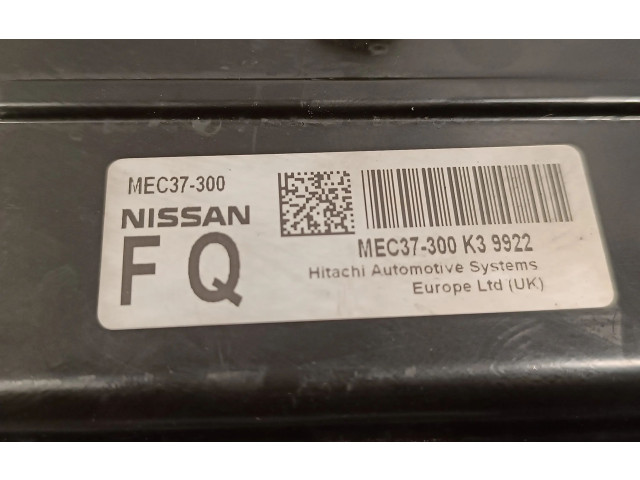 Řídící jednotka MEC37300, MEC37300K39922   Nissan Micra C+C 2009