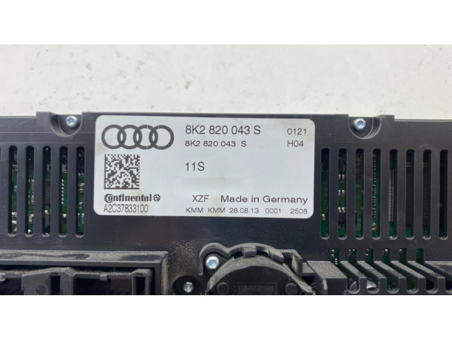 Блок управления климат-контролем 8K2820043S   Audi Q5 SQ5