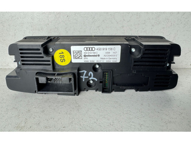 Блок управления климат-контролем 4G0919158C   Audi A6 S6 C7 4G