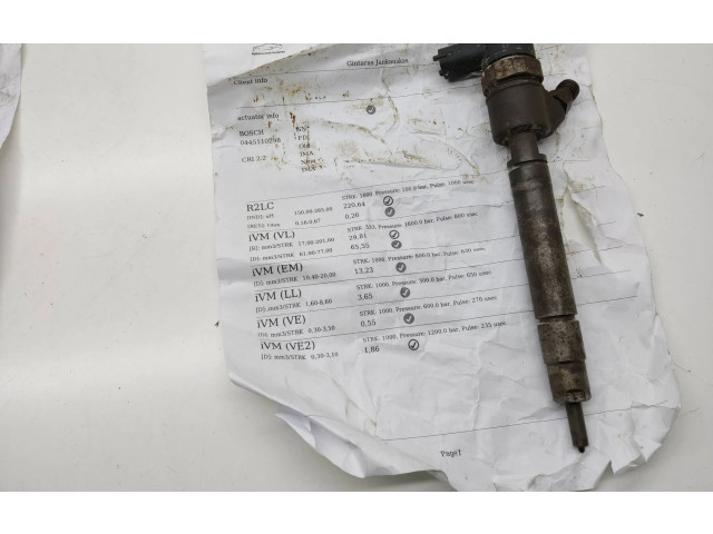Vstřikovač 0445110298   Volvo V70     