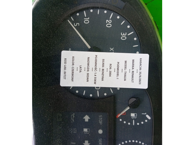 Панель приборов    Renault Thalia I       