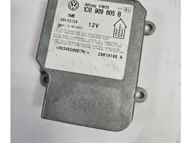 Блок подушек безопасности 1C0909605B, 20010105H   Volkswagen PASSAT B5.5