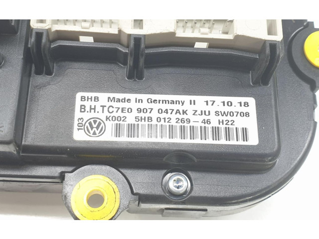 Блок управления климат-контролем 7E0907047AK, 7E0907047AK   Volkswagen Transporter  Caravelle T6
