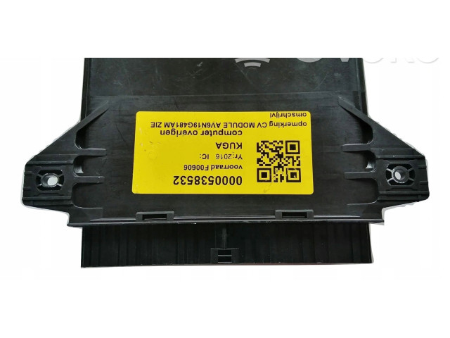 Комплект блоков управления AV6N-19G481-AM, AV6N-19G481-AM   Ford Kuga III