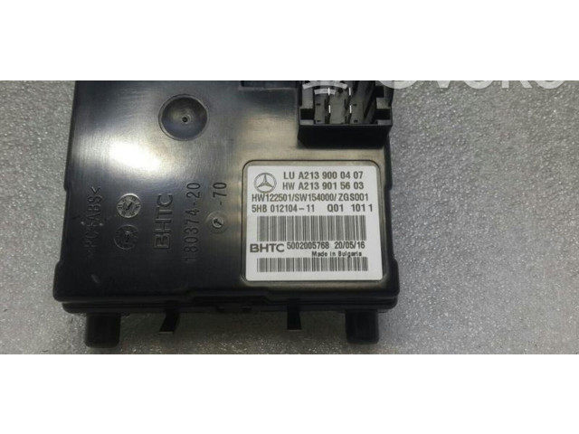 Блок управления климат-контролем A2139000407   Mercedes-Benz E W213
