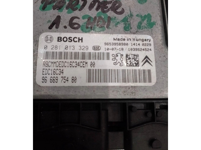 Řídící jednotka 0281013329   Peugeot Partner 2017