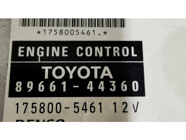 Блок управления двигателя 8966144360, 1758005461   Toyota Avensis Verso