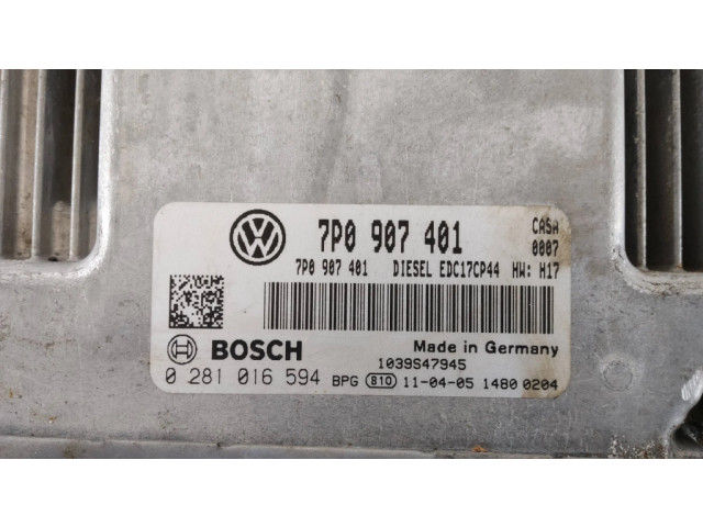 Řídící jednotka 7P0907401, 0281016594   Porsche Cayenne (92A) 2012