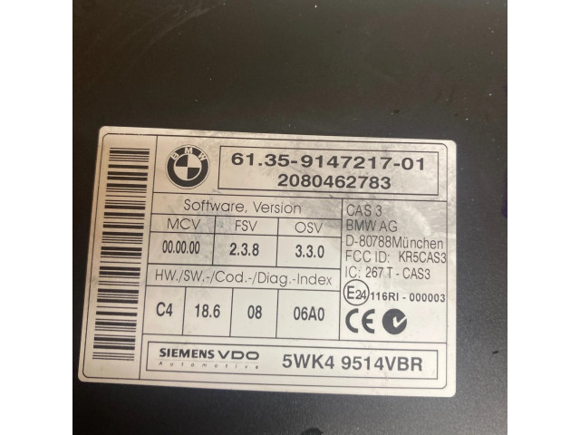 Блок управления 9147217, 2080462783   BMW 3 E92 E93