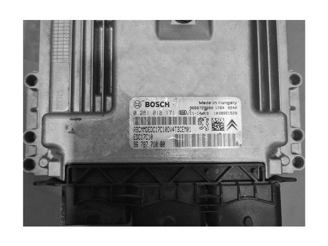 Řídící jednotka 9678771080, 0281018171   Peugeot 2008 I 2016