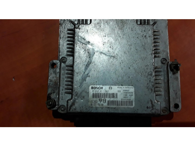 Блок управления двигателя 0281011343, 9651175180   Citroen Jumpy